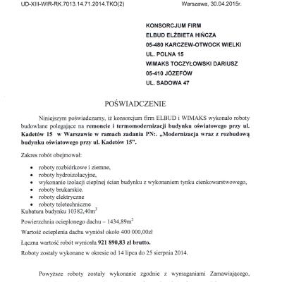Urzad Dzielnicy Wawer Kadetow